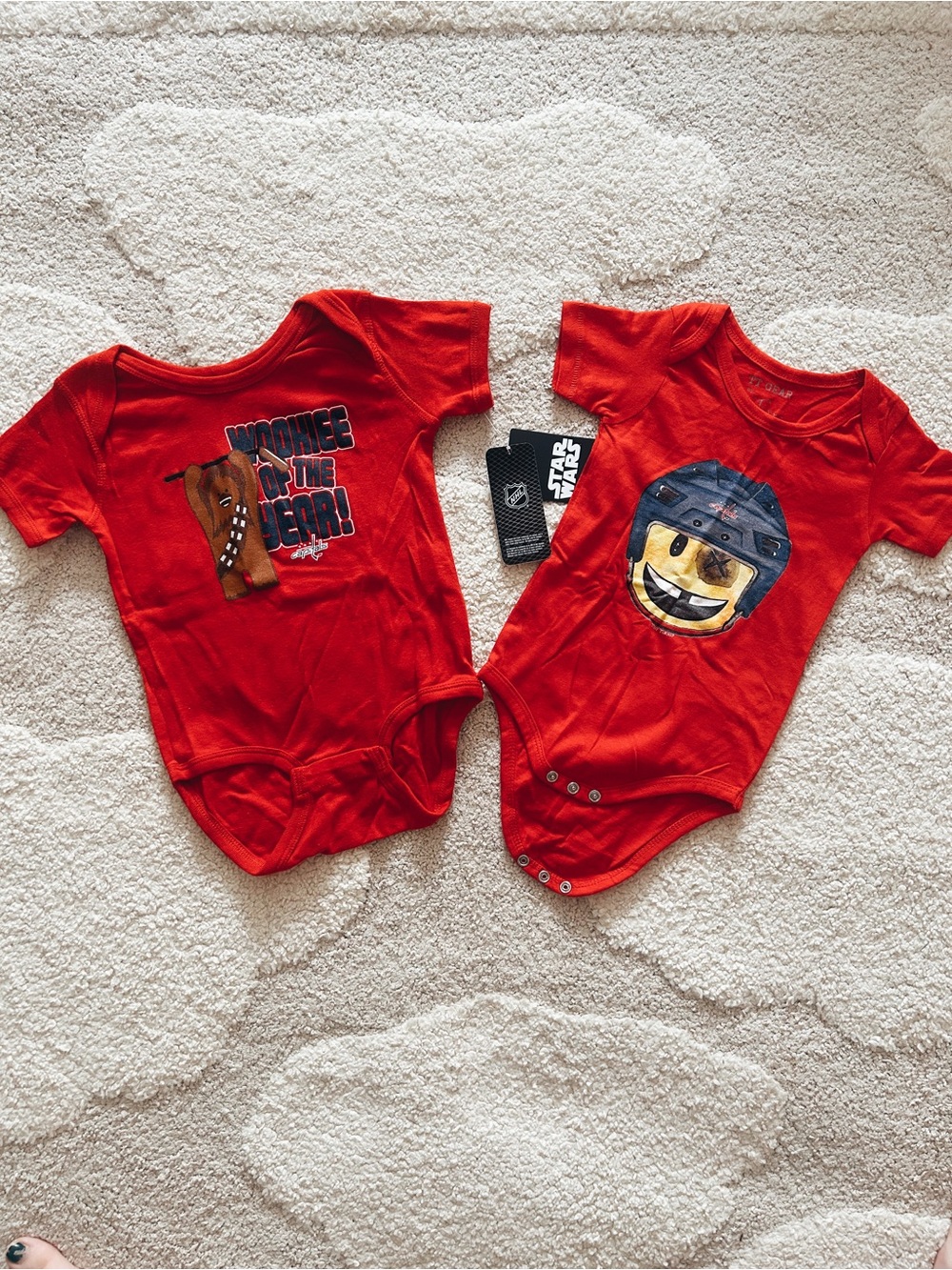 Washington Capitals Baby One-Piece Bodysuit - Set of 2